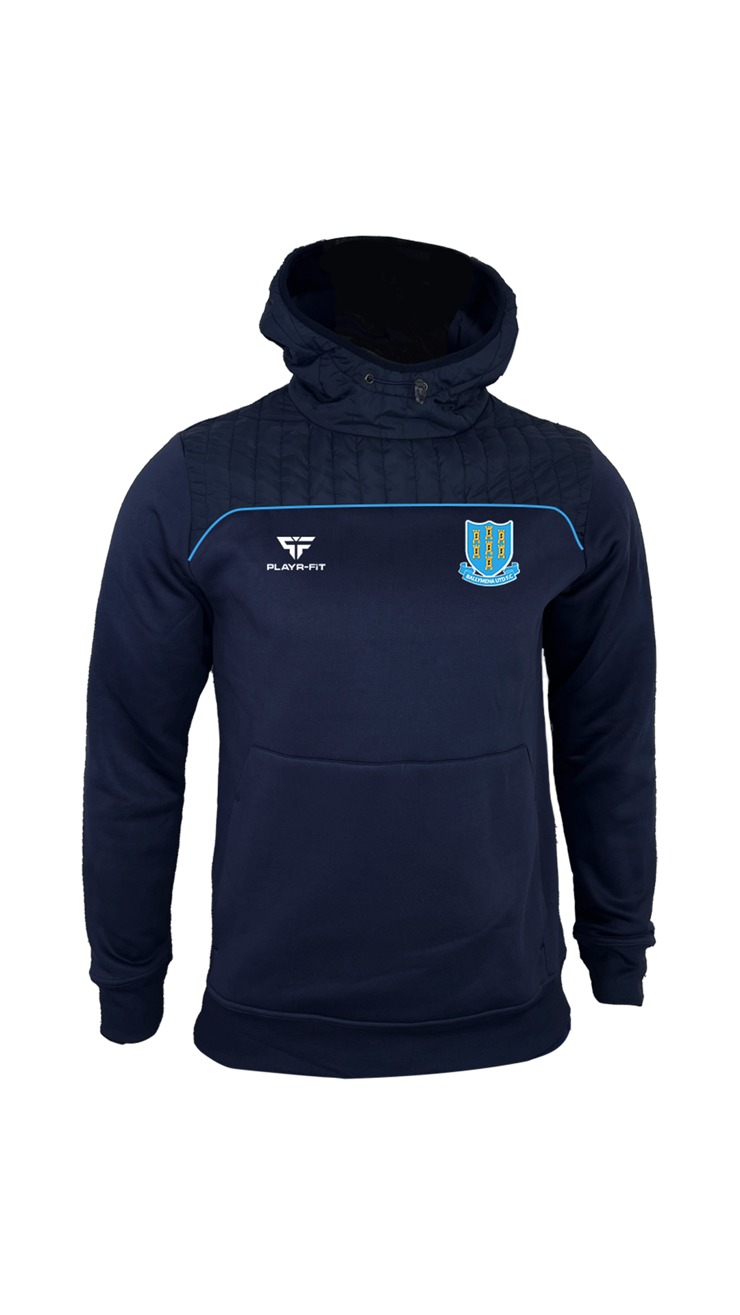 Ballymena United Playr-Fit Hybrid Hoodie