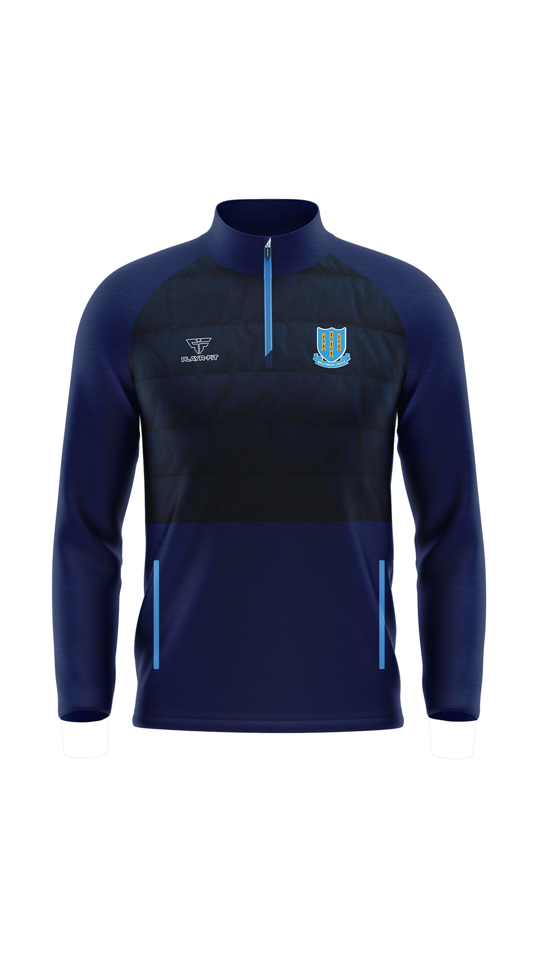Ballymena United Playr-Fit Hybrid 1/4 Zip