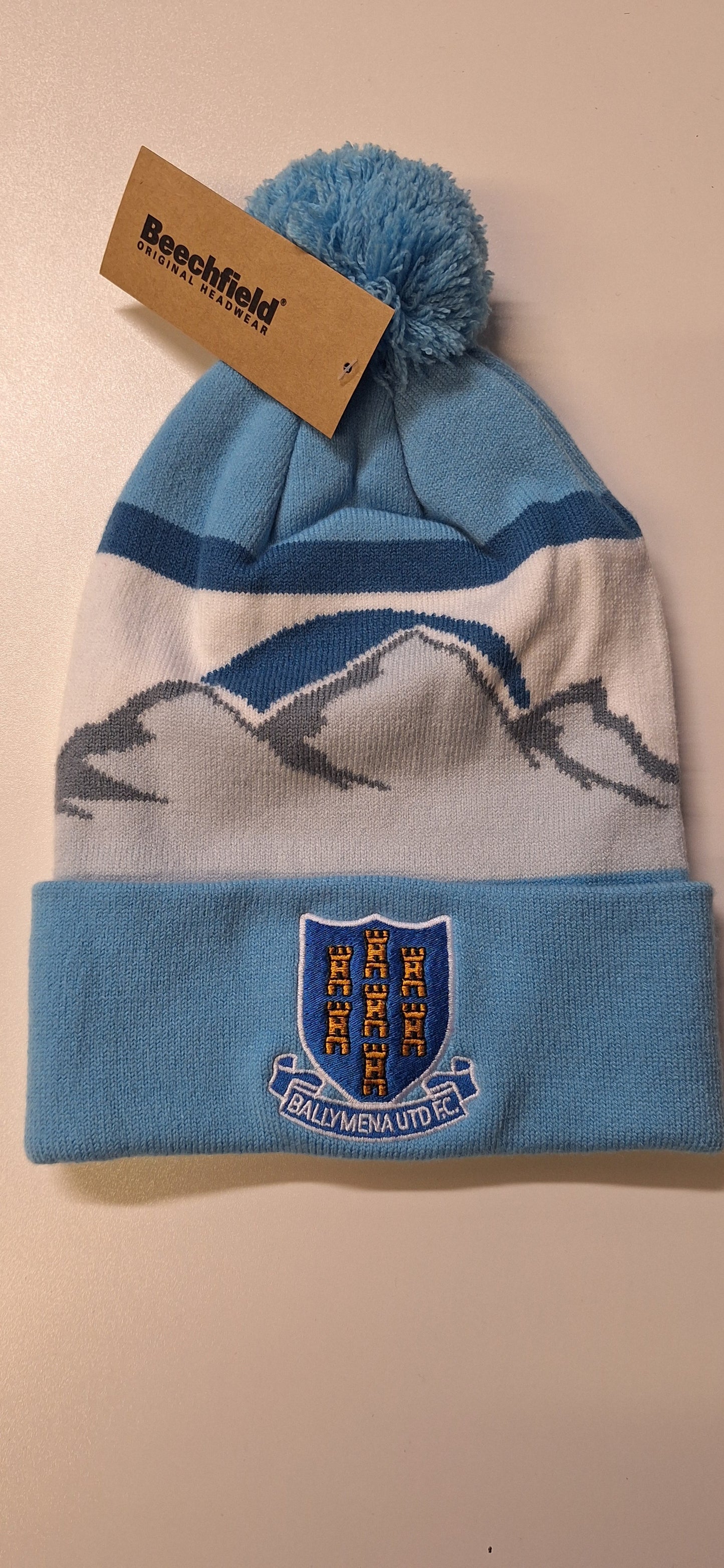 Sky Blue Mountain Beanie