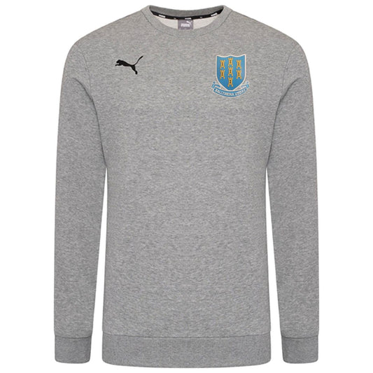 Ballymena United Puma Sweatshirt Kids- Grey